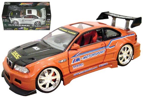 Modelo BMW M3 E36 escala 1/24 metal fundido miniatura 2