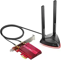TP-Link Cartão WiFi 6 AX3000 PCIe WiFi (Archer TX3000E), até 2400 Mbps, Bluetooth 5.2, 802.11AX adaptador sem fio de banda dupla com MU-MIMO, OFDMA, latência ultrabaixa, suporta apenas Windows 11, 10