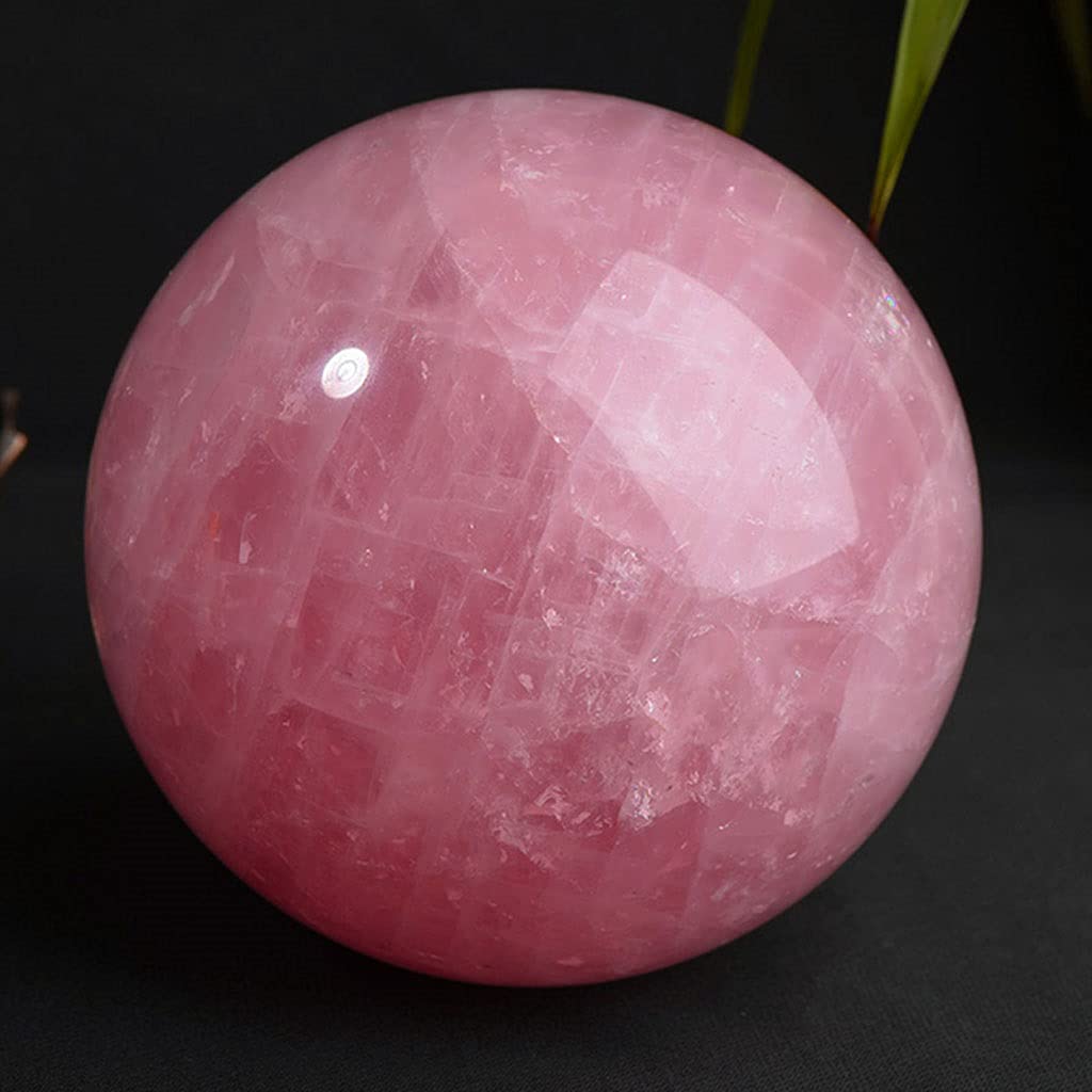 Fengshui Ball Exquisito polvo natural en bruto Adornos de bolas de cristal Adornos de escritorio Oficina Sala de estar Feng Shui Decoraciones for el hogar Cristales y piedras preciosas decoración de l