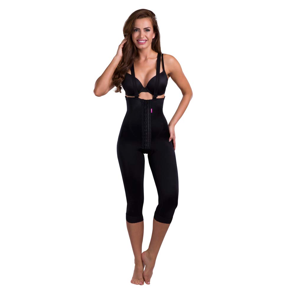VD variant de compresión pantalones bajo d, en el pecho hasta debajo de la rodilla con triple gancho de cierre ajustable, todo el año, color Piel, tamaño M