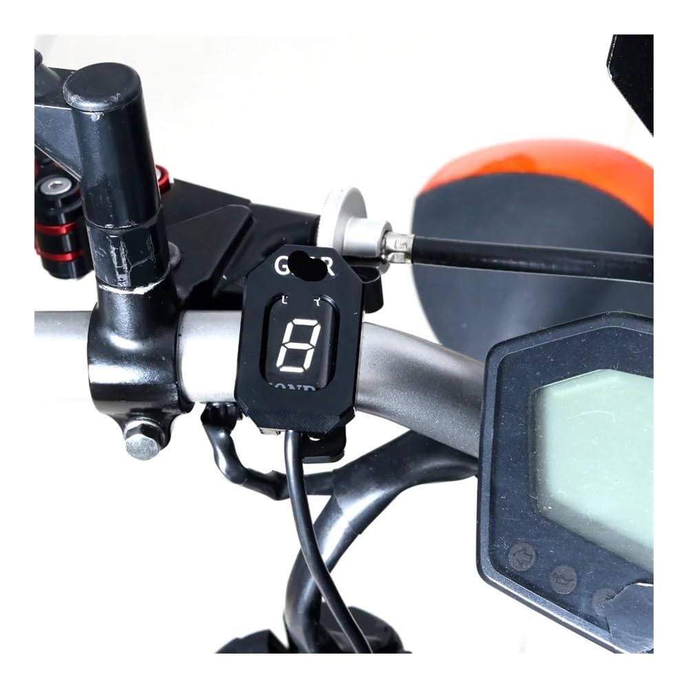 Accessoires Universels Moto Mini 6 Vitesses 1-6 Niveau Indicateur De Vitesse Compteur Numérique pour Ya&maha FJR1300 MT-03 R6 FZ09 Affichage de Vitesse Moto