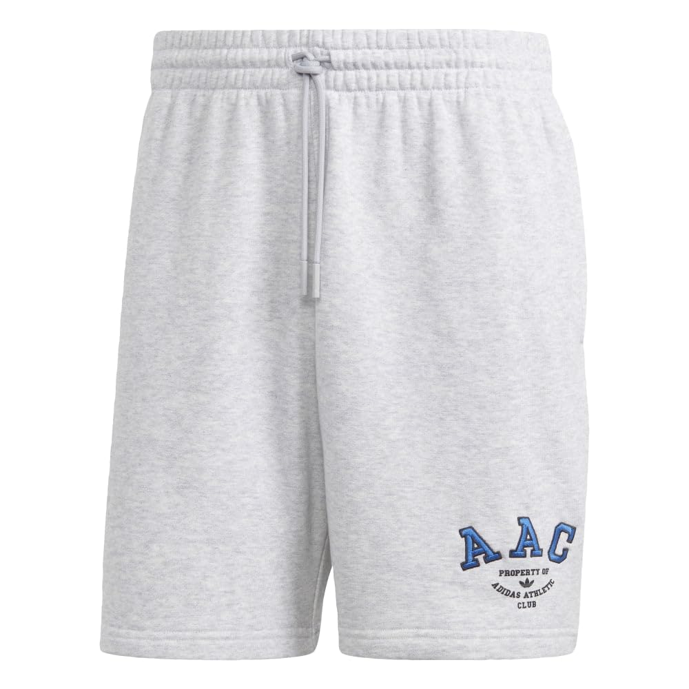 adidas Originals Men's Standard RIFTA Metro Short, Light Grey Heather, Large