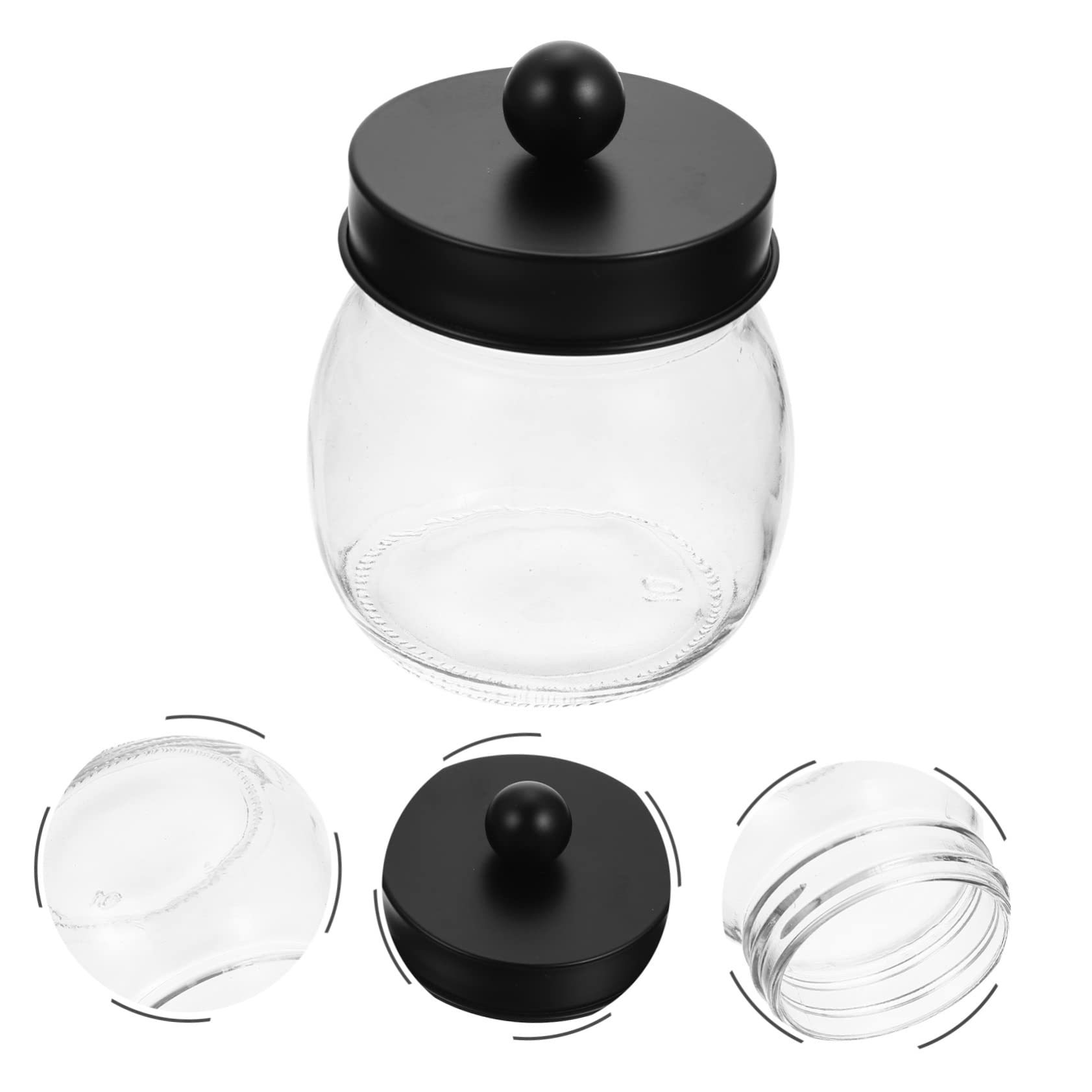SHOWERORO 3stücke Vorratsdosen Mit Deckel Aufbewahrung Für Wattestäbchen Wattepads Und Baumwollbällchen Badezimmer Organizer Für Kosmetische Utensilien Und Accessoires