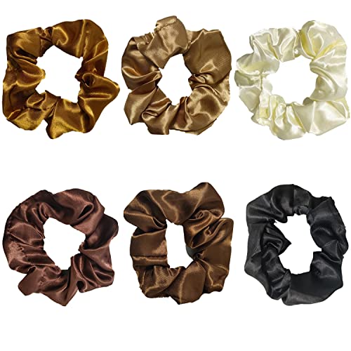 10 Pz/set Fasce Elastiche Colorate Skinny Per Capelli Scrunchies In - Foto 4