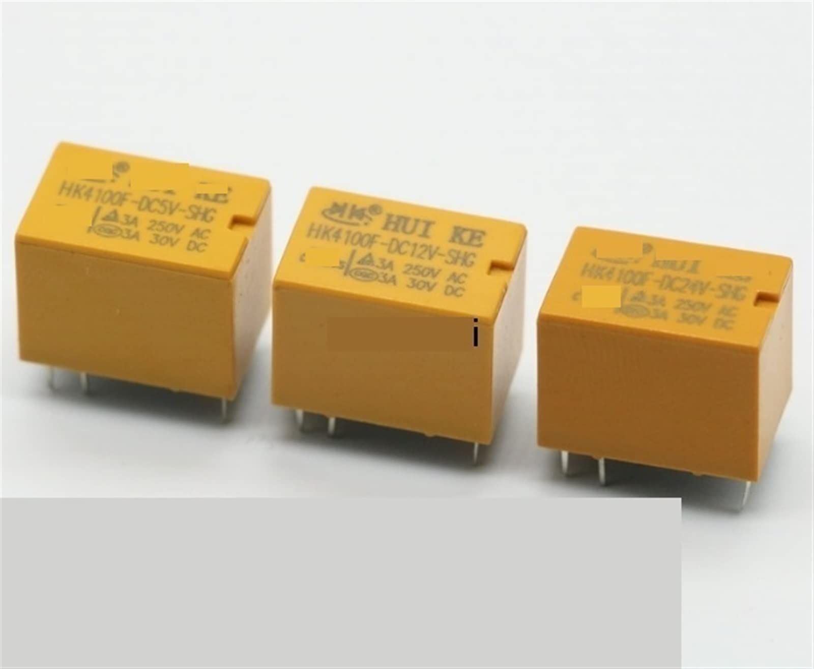 Relais de signal HK4100F DC 3V SHG miniature à 6 broches pour circuits imprimés lot de 50 pièces