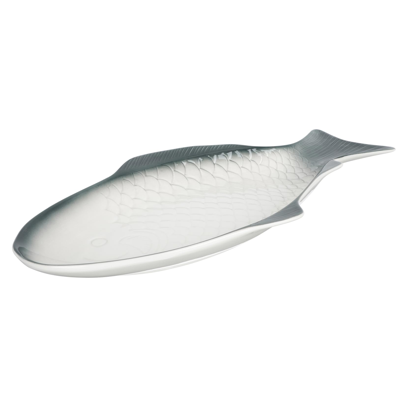 Piatto Forma di Pesce al Vapore Piatto per Pesce in Ceramica per Alimenti per Servire Frutti di Mare e Antipasti Realizzato in Ceramica di Buona qualità Sicuro e Durevole
