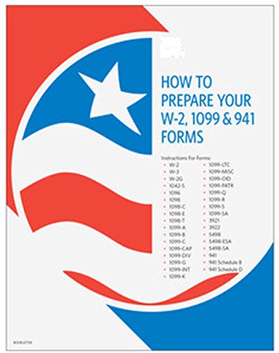 EGP How to Prepare Your W-2, 1099 & 941 Forms Booklet      Office Product