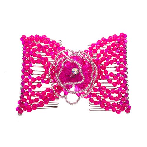 LOVEF 3 Piezas Peine Fácil con Perlas y Clips Dobles miniatura 4