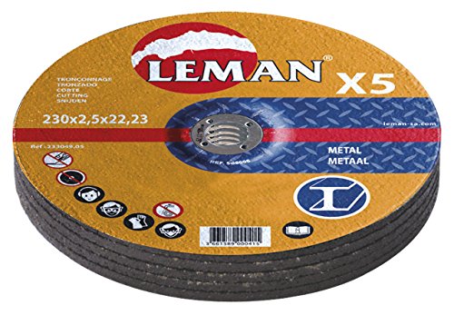 Leman 113049.05 - Disco de corte para metal (115 x 2,5 x 22,23 mm)