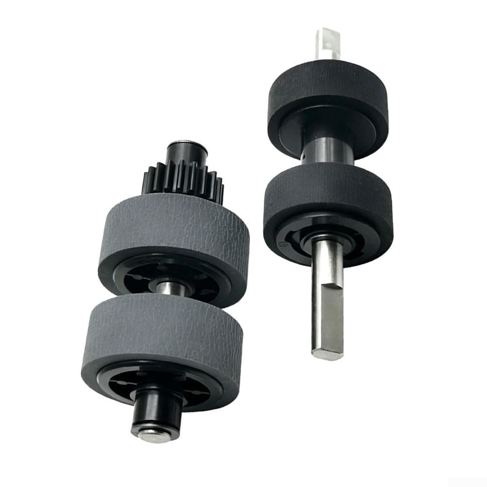 Hochgeschwindigkeits-Papiereinzugsrollen-Set für Panasonic Scanner KV-SS058 KV-SS059, ABS + Metall Ersatzteile für KV-S1026C KV-S1046C