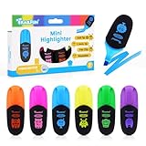 trailfun Pastel Highlighters Assorted Colors, Soft Chisel Tip Highlighter Marker Pens Smooth Writing No Bleed, Cute Markers Monster Design for Journaling Drawing, 6 Count– Back to School Supplies