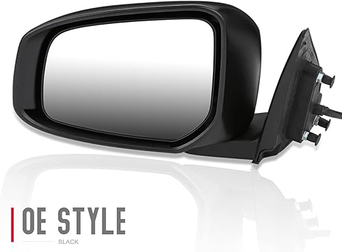 Miniatura 6 de DNA Motoring OEM-MR-MI1320110 - Espejo retrovisor plegable sin calefacción, compatible con Mirage 1997-2001