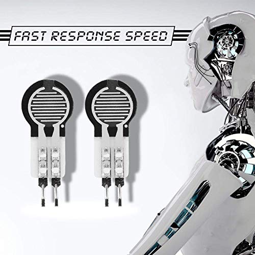 2Pcs Thin Film Pressure Sensor High Precise Force Sensitive Resistor Force Sensor Pressure Sensor Resistance Type Thin Film Pressure Sensor Force Sensing Resistor #TOP3