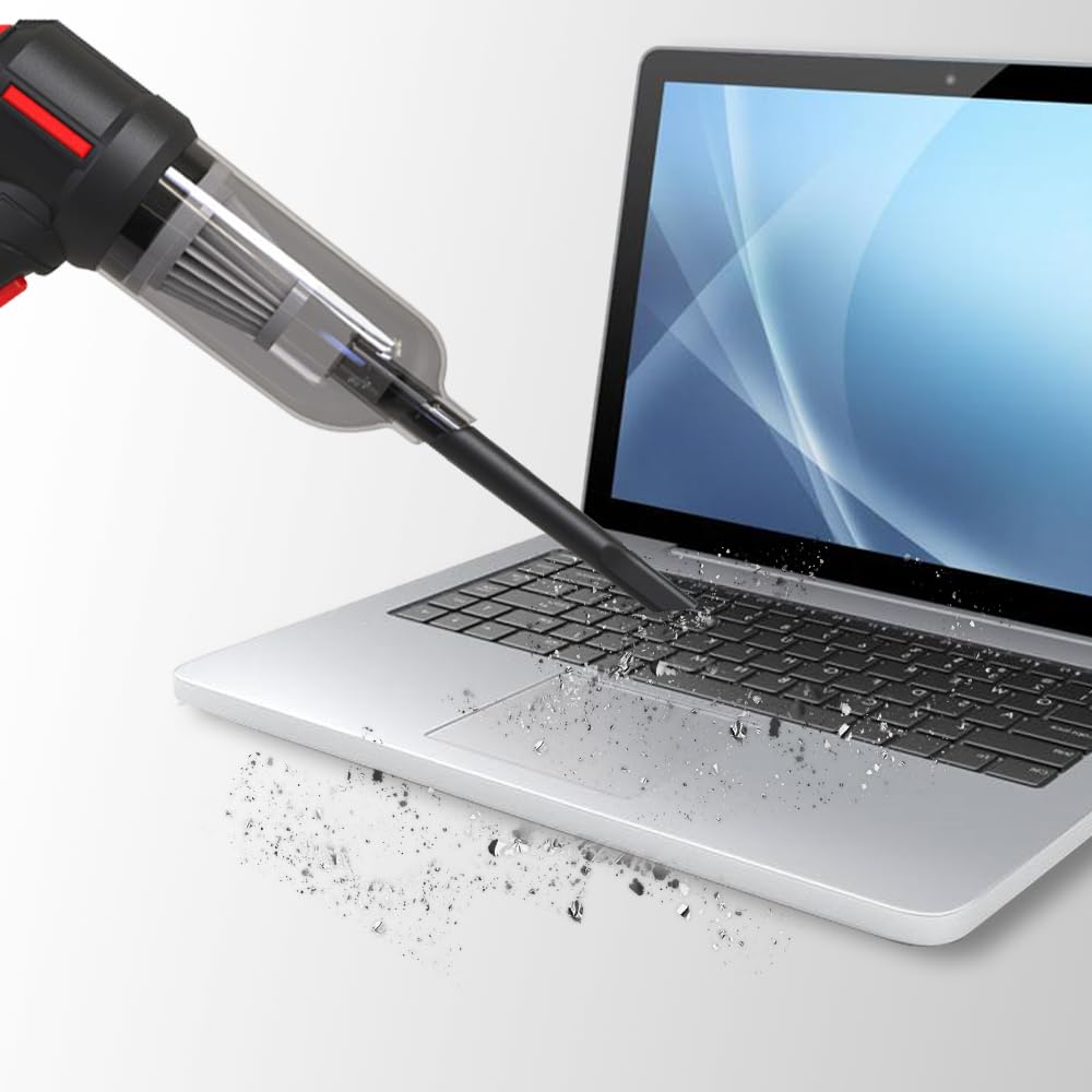 Souffleur poussière électrique 3 en 1, 9000 Pa Air Duster 120W Clavier