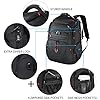 KROSER Sac à Dos pour Ordinateur Portable 17.3" XL, avec Poches RFID et Port USB, Sac à Dos Imperméable pour Voyage/Université/Affaires/Collège/Hommes/Femmes Laptop Backpack #5