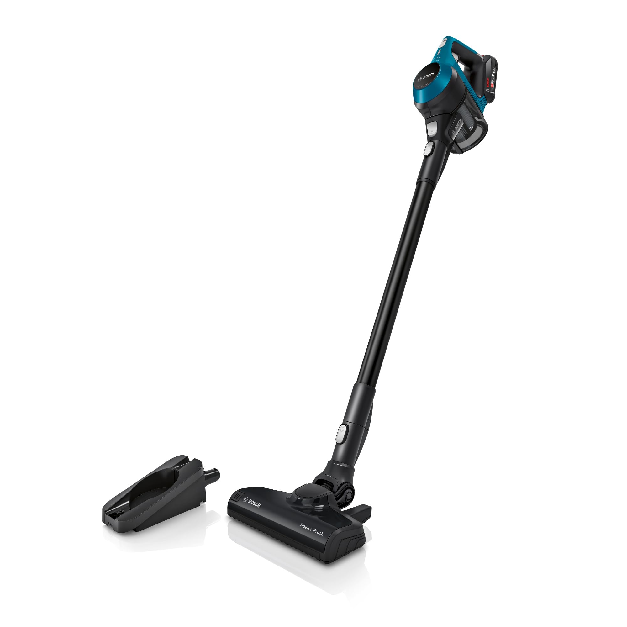Bosch - Aspiradora Sin Cable Unlimited 6, Gran Potencia de Aspiración, Larga duración, Ligera, Potente Motor, Azul Laguna, BBS611LAG