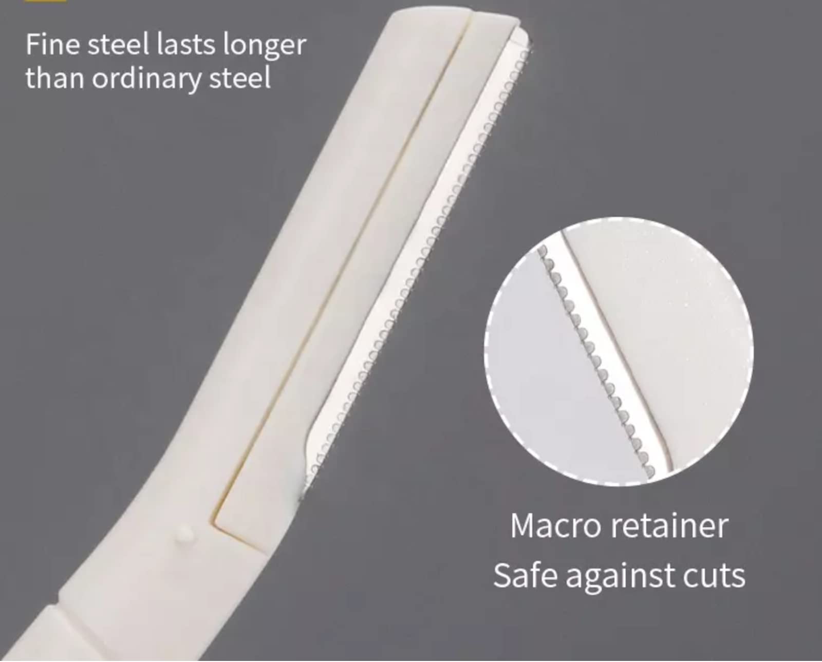 EWANTO 20x Augenbrauenrasierermesser 4er Gesicht Rasiermesser Rasierklingen Beauty Eyebrow Shaper Weiß und transparent (20x Set)