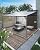 GarveeLife 10'x 14' Lean to Gazebo, Hardtop Wall Pergola with Polycarbonate Roof, Aluminum Frame Slant Mounted Gazebo for Lawn Patio Deck Yard and Party
