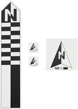 Forestry Suppliers North Arrow Set, 25 cm 3 cm & 10 mm, 4 Photo Scales