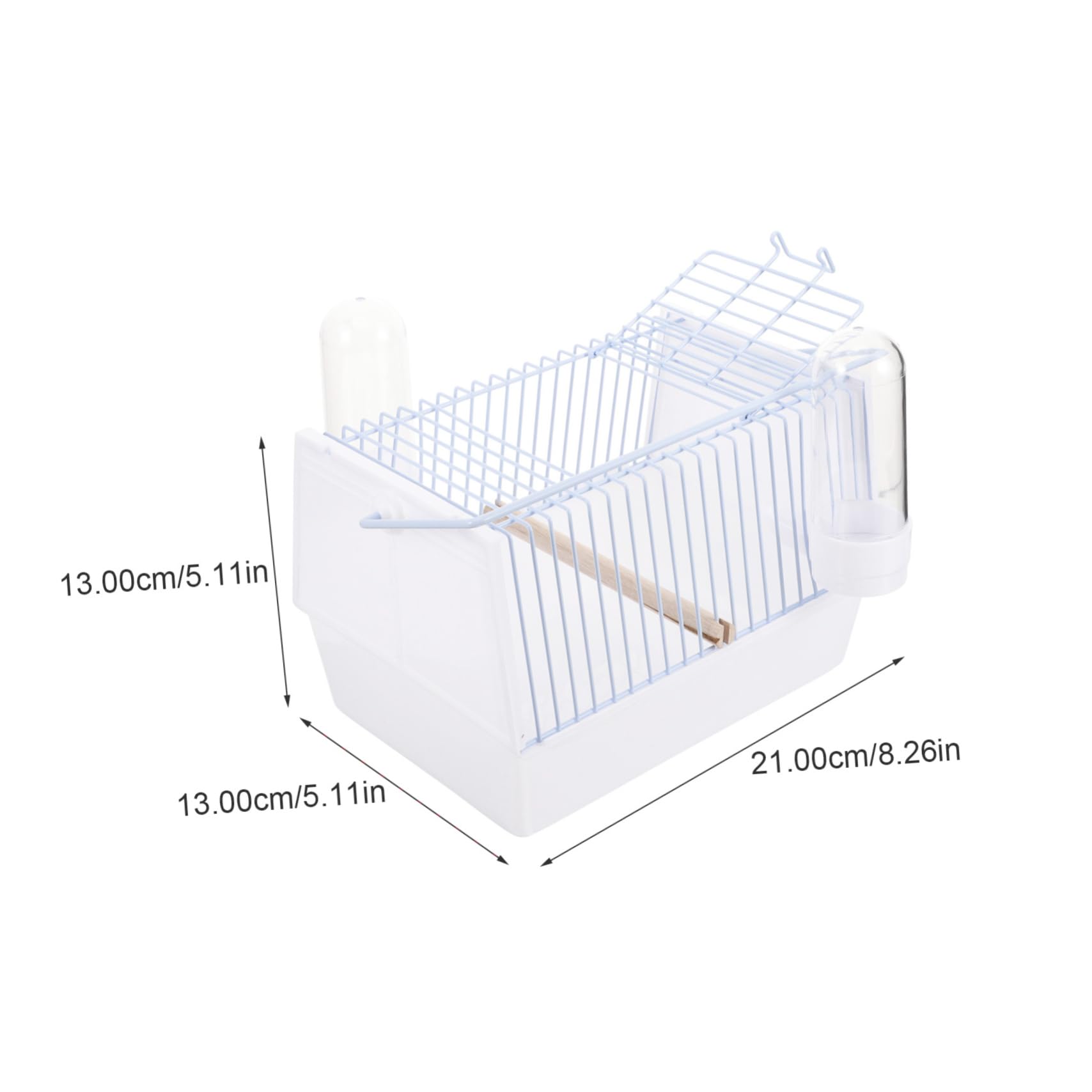 CIYODO 1Set Portable Bird Carrier for Birds Lightweight Travel Cage with Handle for Parrots and Cockatiels Compact Design for Outdoor