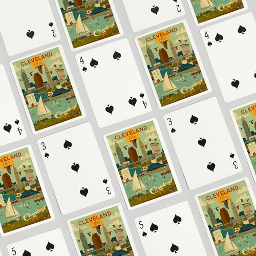 Baraja Poker Lantern Press Cleveland Ohio 52 Cartas miniatura 4