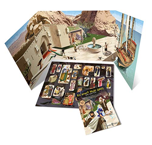 Télécharger En avant Noël 2019 avec saint Paul: Calendrier de l'avent avec stickers et son livret d'accompagnem Francais PDF