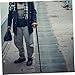 Hemoton Djustable Hiking Pole for Men Collapsible Walking Stick Aluminum Alloy for Stairs Climbing Assist
