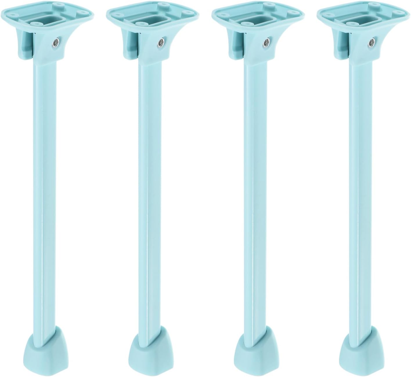 YOKIVE 4 Pcs Folding Table Legs, Foldable Carrying Anti-Skid Table Legs, Great for Chair Modification Replacement (Black, 10.2 Inch)