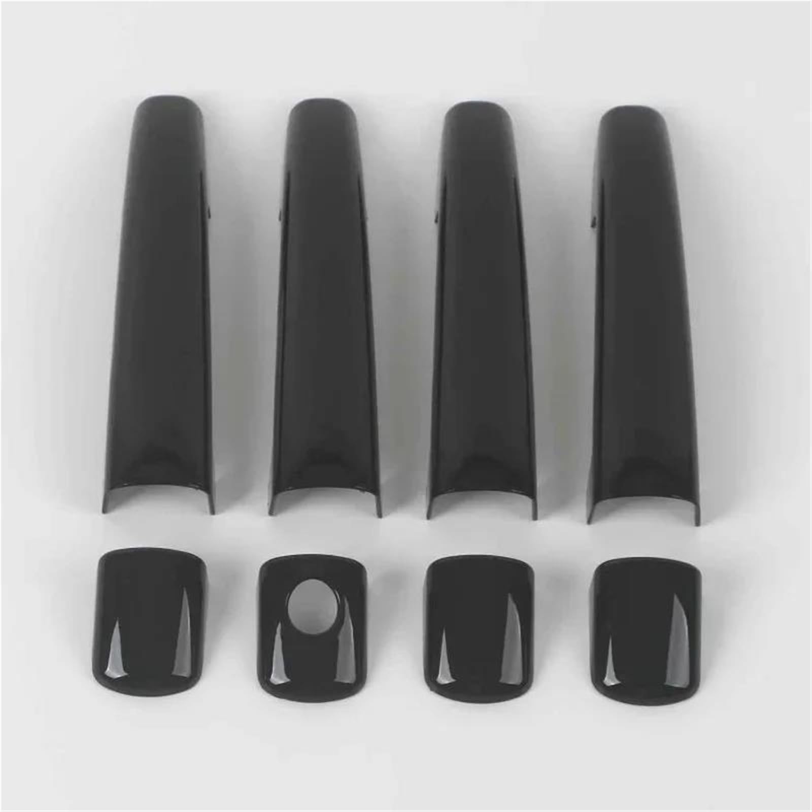Piwine Black Handle Sticker For Peugeot For Partner 3008 5008 For Expert For Tepee For Citroen For Berlingo C5 Car Door Handle Cover Styling(Black)