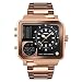 Produktbild Armbanduhr LANOWO FüR MäNner wasserdichte Multifunktions-Sportuhr Square Fashion Electronic Watch Warme Semmeln Watch