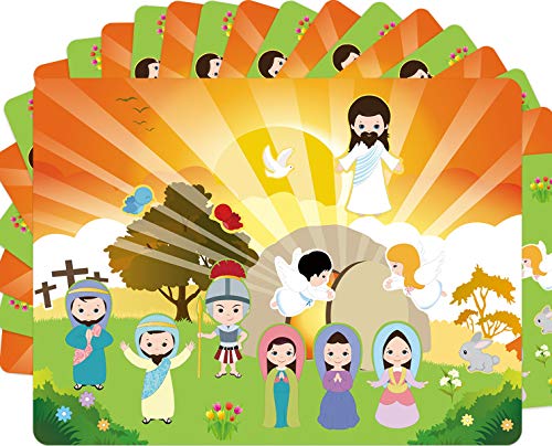 Make an Easter He Lives Sticker Scenes Resurrection Stickers 11 Sets for Kids Indoor Bible Games Activities