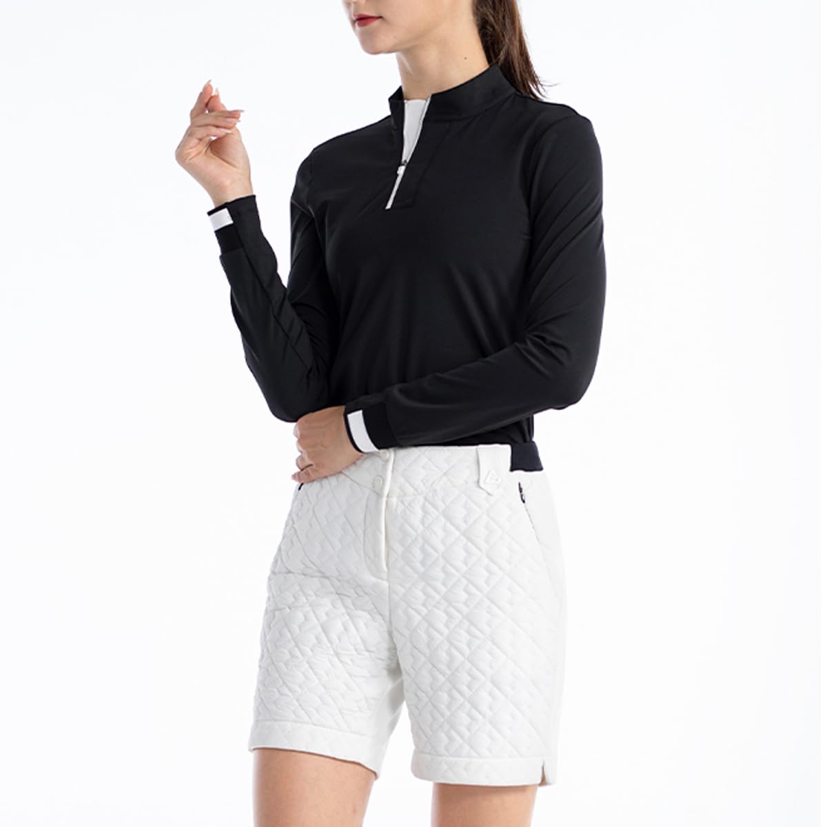 Polo da Golf A Maniche Lunghe da Donna Autunno Inverno Moda Sportiva Morbida E Sottile Abbigliamento Sportivo da Donna