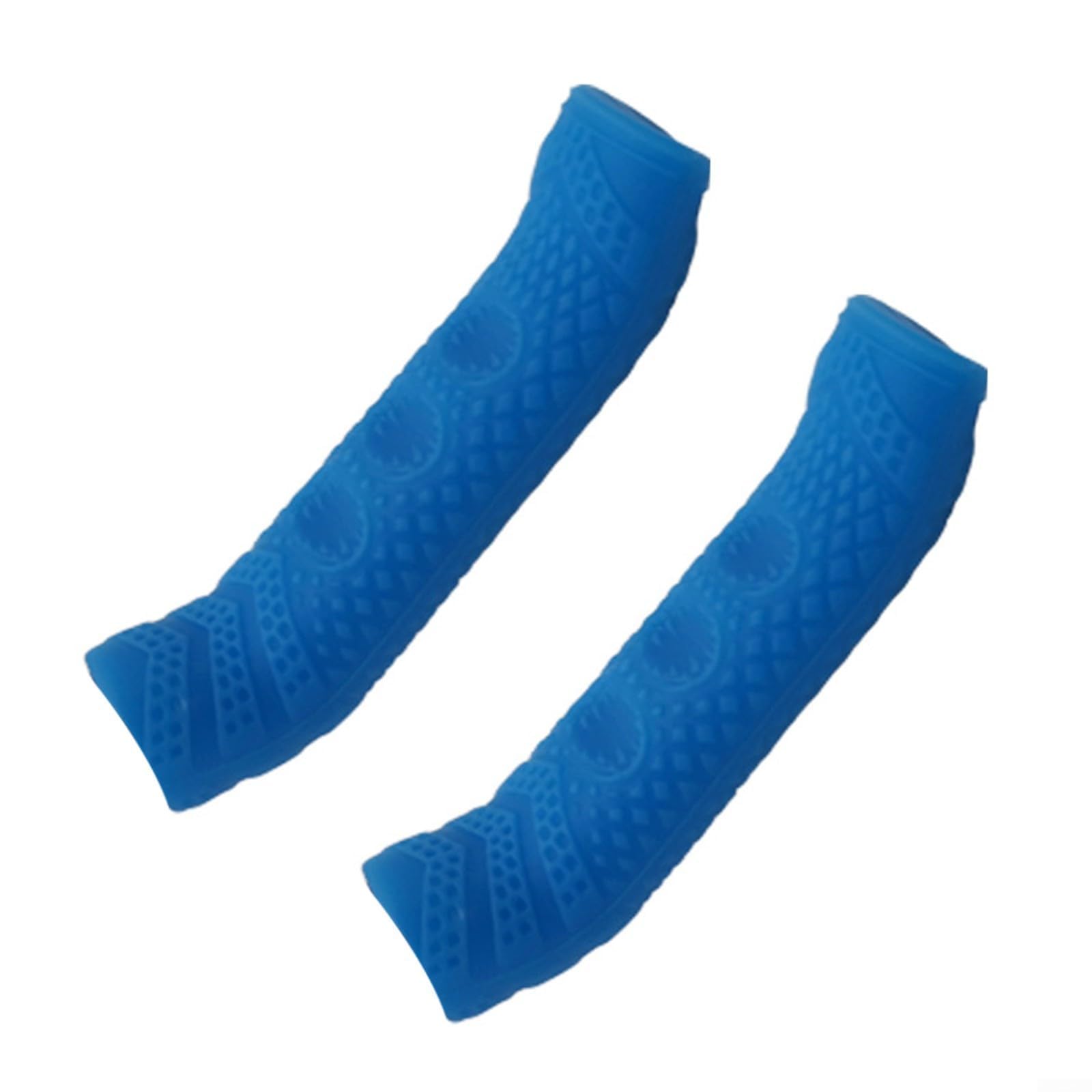 Silicone Brake Lever Sleeve for E-Scooter and Bicycle Designed to Stay in Place During Dynamic Riding Conditions and Vibrations (Blue)
