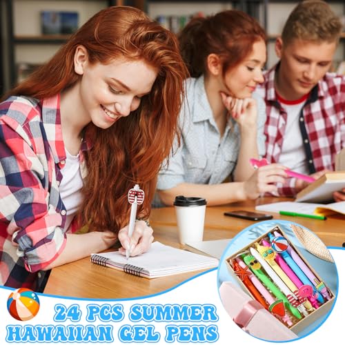 Bolígrafos gel retractiles negro pack 24 Gilprop miniatura 5