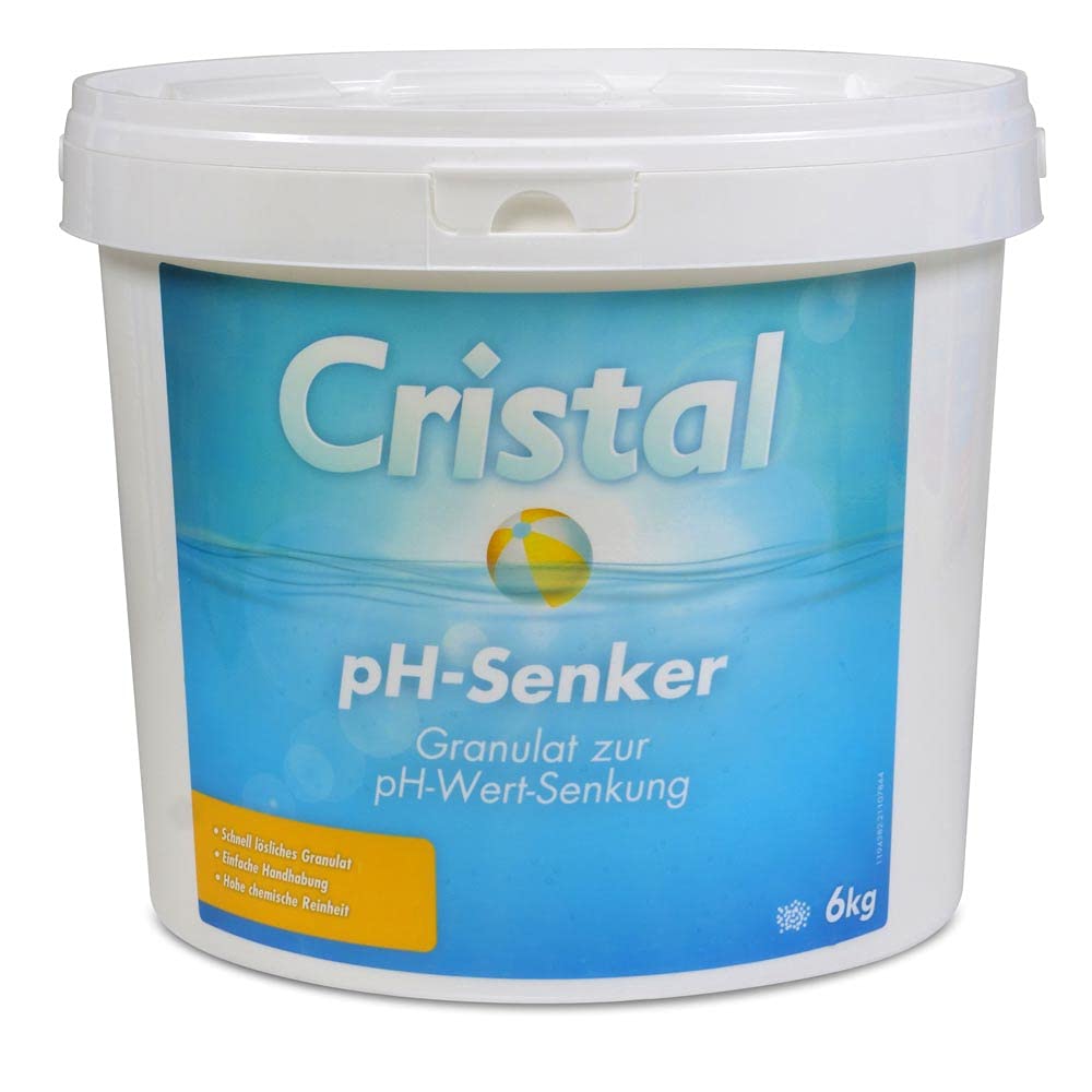 CRISTAL pH-Heber & pH-Senker Set 11 kg – Komplettlösung für perfekte Wasserpflege – Für Pools & Whirlpools – Einfache Anwendung