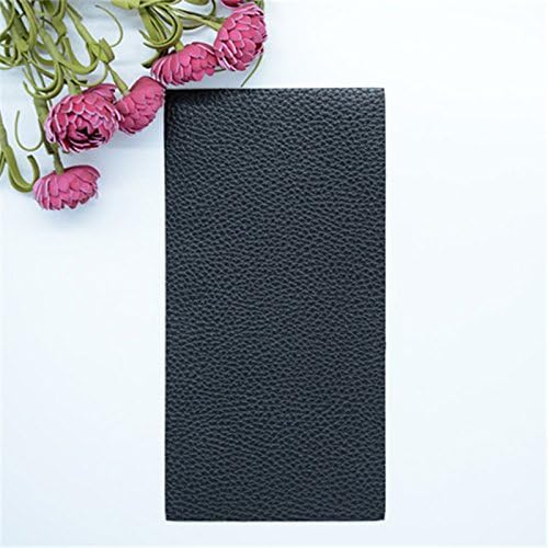 Self Adhesive Leather PU Fabric Repairing Patches for Sofa, for Car Seats, for Clothing (Width 3.93" x Length 7.87") 3PCS/Pack (Black)