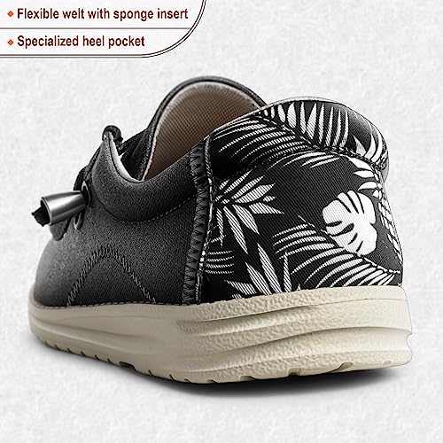 KEMISANT Men Slip On Shoes, Boat Shoes Sneaker Shoes Walking Shoes for Men Women Stretch Fit Lightweight3