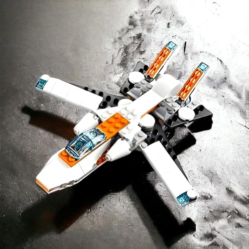 Image of Galaxy Hi-Tech 3 in 1 Architect Brick Toys 237+ Pieces Building Block - Space Astronaut Theme Blocks and Bricks - Robot, car, Aircraft Educational Engineering Construction Learning Toy for Kids