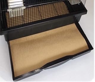 BirdCageLiners Custom Pre-Cut Cage Liners for Large Cages - 100/150 Sheets, 40/60 lb Paper, Up to 250 Ft