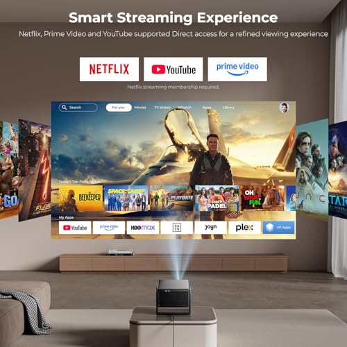 Portable Smart Projector 4K Support