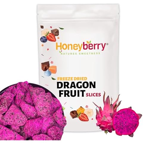 Freeze Dried Dragon Fruit Slices by Honeyberry Cover