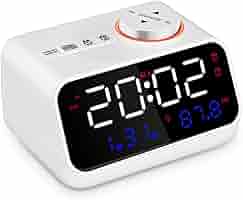 Radiosveglia Digitale FM/AM Con Doppia Sveglia - Display LED, Snooze E Backup Batterie - Foto 7