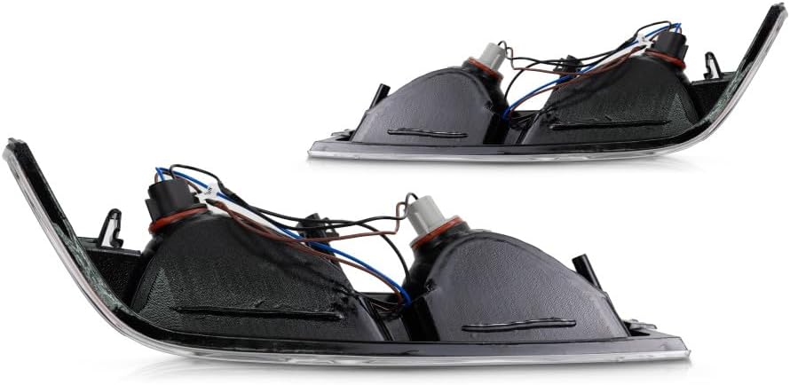 KarParts360 For 2004-2012 Chevy Colorado Park/Signal Light Assembly Pair Driver and Passenger Side w/Bulbs Replaces GM2520189 GM2521189