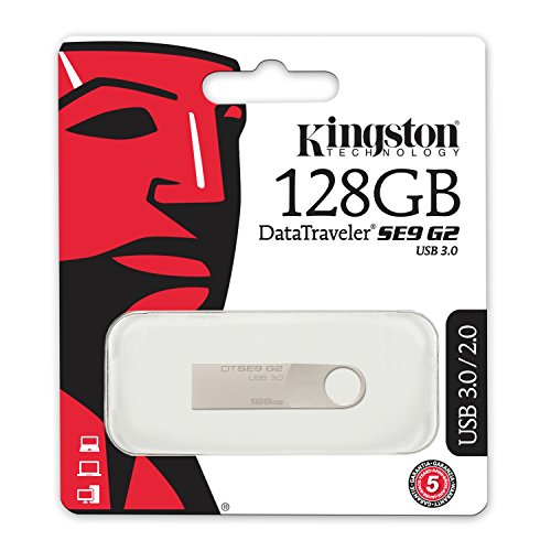 Image of Kingston DataTraveler SE9 G2 128GB USB 3.0 Flash Drive