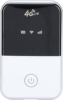 Roteador portátil 3G / 4G WiFi Ponto de acesso móvel, Travel Pocket Ponto de acesso WiFi sem fio Mini carro Modem portátil desbloqueado com slot para cartão SIM de 2100mAh para a Europa (LTE)