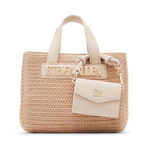 Image of Steve Madden Women's Steve Madden Flores Raffia Mini Tote