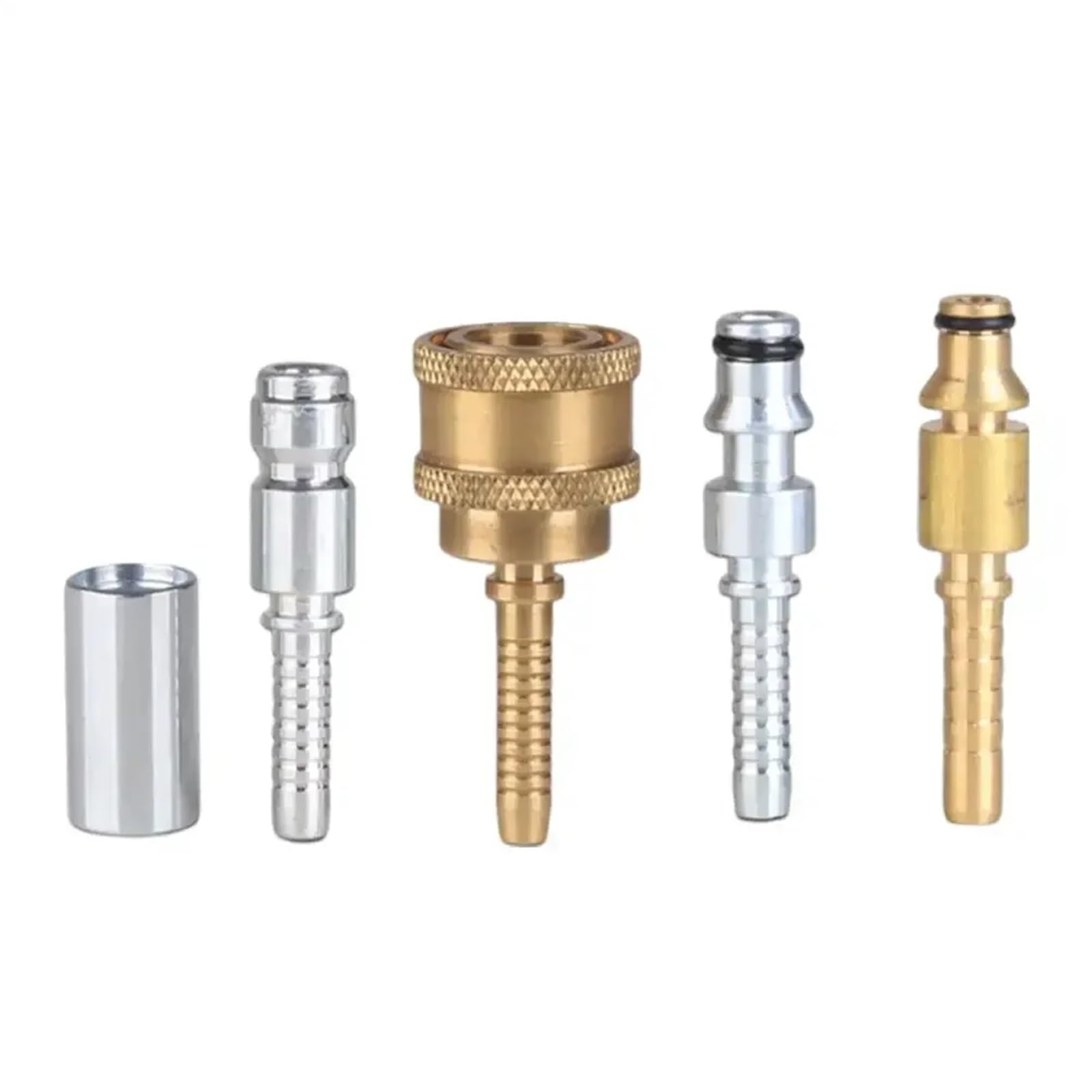 Raccord de tuyau haute pression 1/4" anti-fuite en acier galvanisé pour accessoire auto
