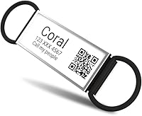 Vista 7 de Etiqueta de identificación de perro deslizable con código QR, etiqueta silenciosa personalizada personalizada para mascotas - Gratis en línea
