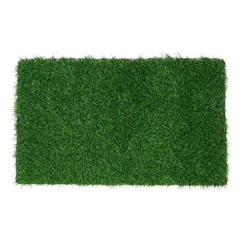 ColdShine Artificial Grass Mat 45 x 75 x 0.5cm Synthetic Lawn Grass Non-Slip Door Mat Entrance Rug Turf High-Density Fake Grass Turf for Dogs Potty Training Pad Area Patio Lawn Decoration Cover