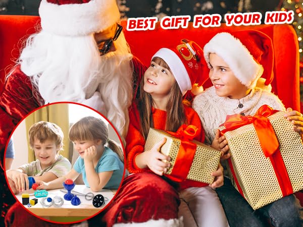 Heyzeibo Magic Kit for Kids - Magic Tricks Games Toy for Girls & Boys, Magician Pretend Play Dress Up Set with Magic Props & More Magic Tricks, Instruction Manual, for Beginners Toddlers